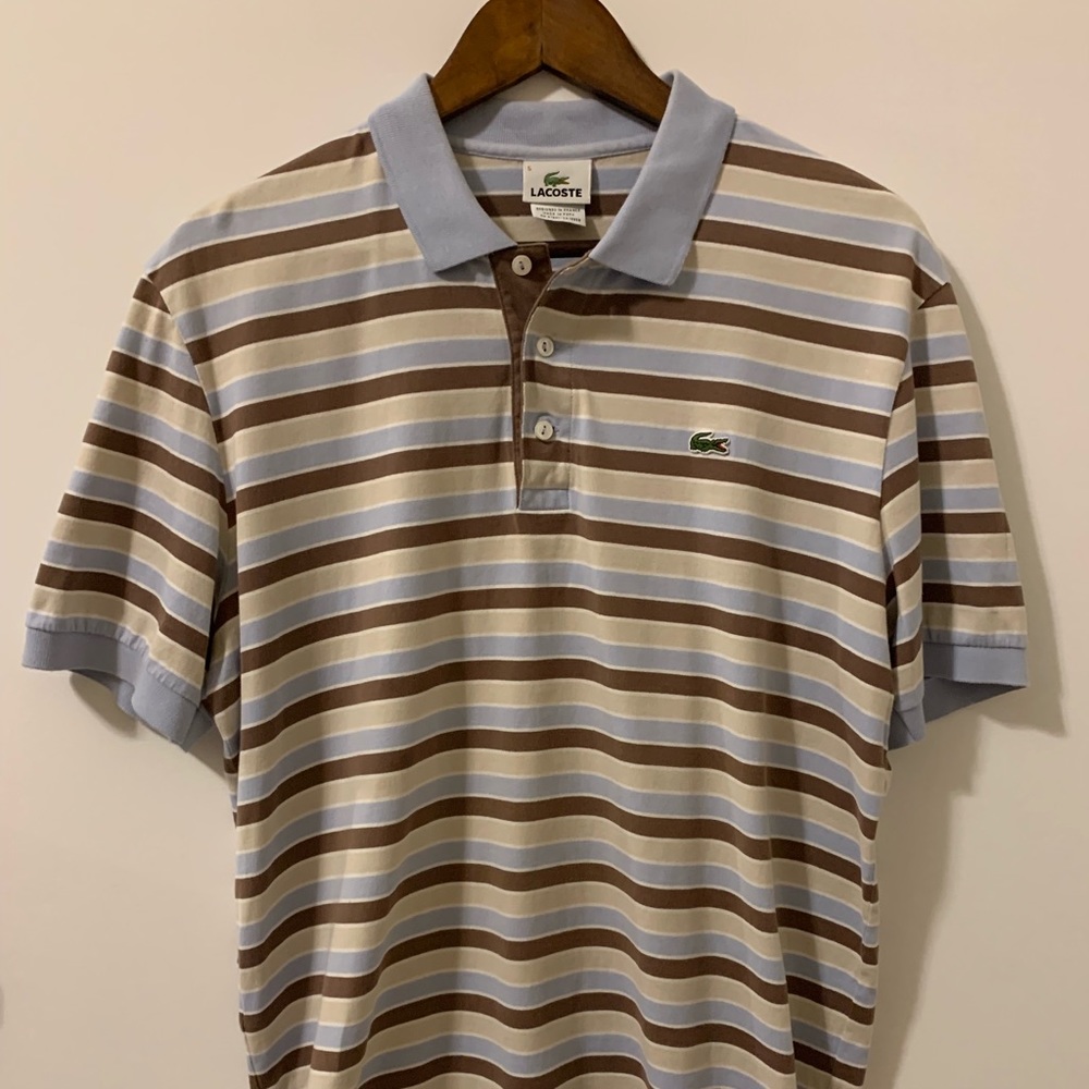 🐊 Lacoste Strip Polo